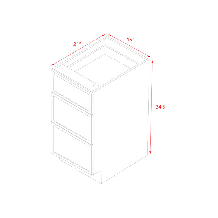 Shady Oak Wood Drawer Base Cabinet 4