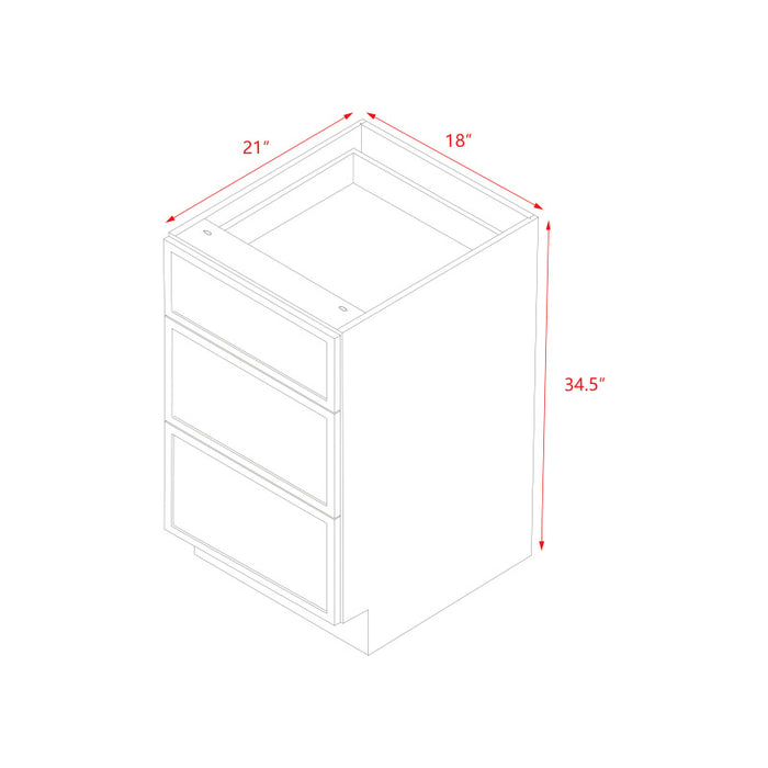 Shady Oak Wood Drawer Base Cabinet 4