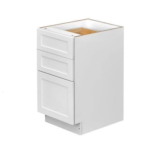 Mallorca White Wood Drawer Base Cabinet 1