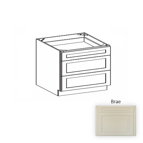 VDB18 Wood Brae Vanity Drawer Base Brae 1