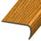 Standard Color Vinyl Gunstock Oak Versa Edge Stair Nose Aluminum Oxide 1