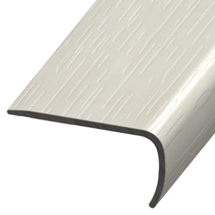 Unassigned Vinyl White Fossil Versa Edge Stair Nose Aluminum Oxide 1