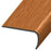 Standard Color Vinyl Red Oak Gunstock Versa Edge Stair Nose Aluminum Oxide 1