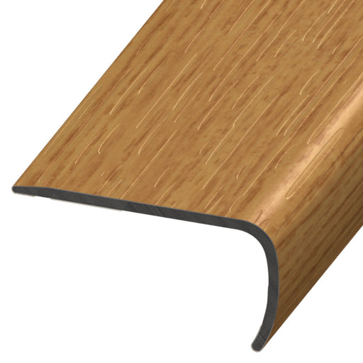 Standard Color Vinyl Sherwood Oak Versa Edge Stair Nose Aluminum Oxide 1