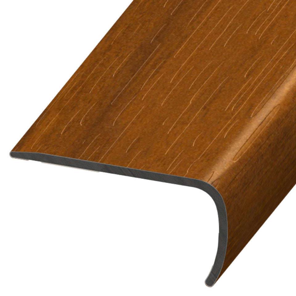 Standard Color Vinyl New Golden Teak Versa Edge Stair Nose Aluminum Oxide 1