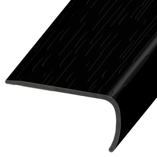 Standard Color Vinyl Black Versa Edge Stair Nose Aluminum Oxide 1