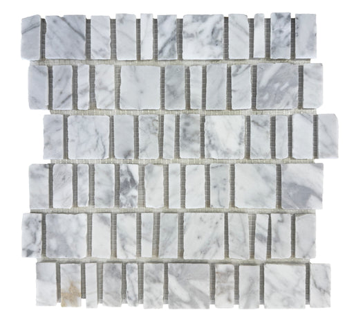 Vera Marble Carrara Mosaic Honed 1