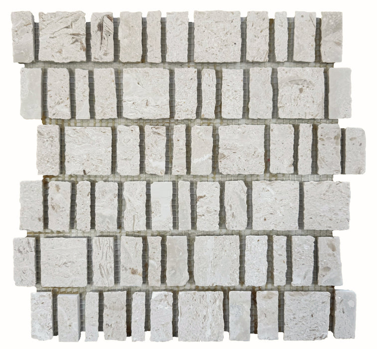 Vera Marble Beige Stone Mosaic Honed 1