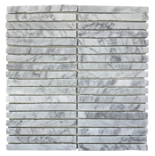 Vera Marble Carrara Mosaic Honed 1