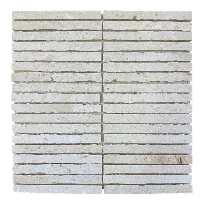 Vera Marble Beige Stone Mosaic Honed 1