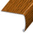 Standard Color Vinyl Spice Oak Versa Edge Extra Tall Stair Nose Aluminum Oxide 1