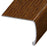 Standard Color Vinyl Georgia Pecan Versa Edge Extra Tall Stair Nose Aluminum Oxide 1