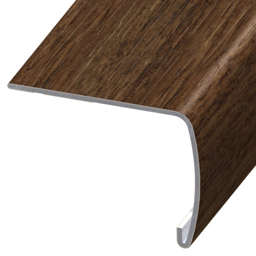 Standard Color Vinyl Newport Walnut Versa Edge Extra Tall Stair Nose Aluminum Oxide 1
