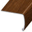 Standard Color Vinyl Dark Walnut Versa Edge Extra Tall Stair Nose Aluminum Oxide 1