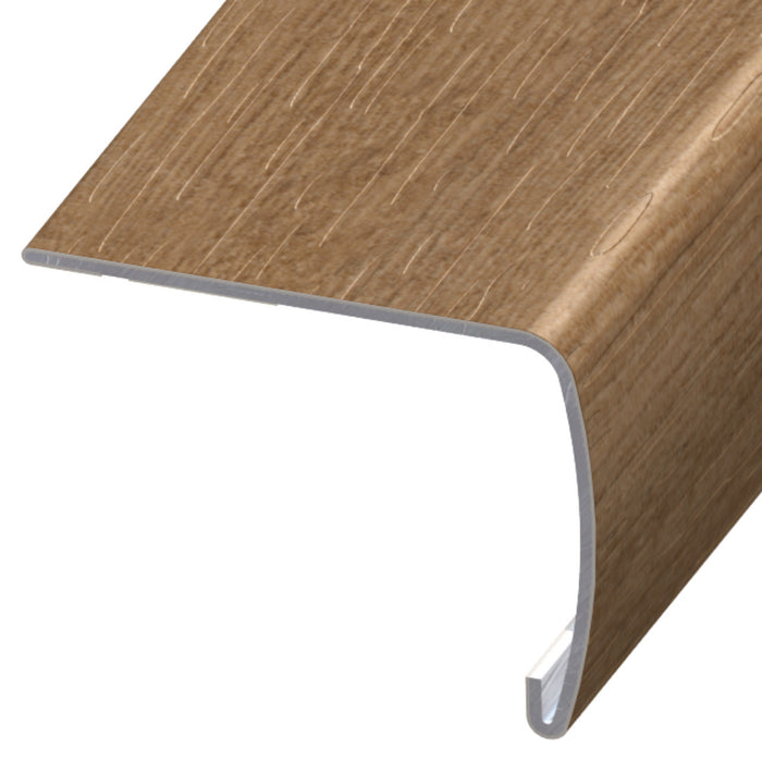 Standard Color Vinyl Brushed Oak Versa Edge Extra Tall Stair Nose Aluminum Oxide 1