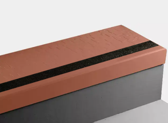 Johnsonite Tangerine Tango VICUBT-62-4-SQ