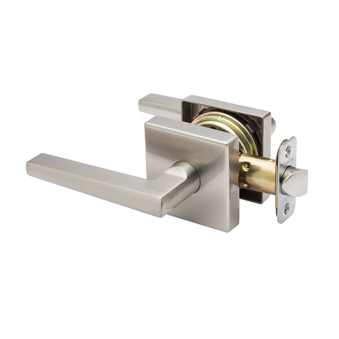 Verona Zinc Satin Stainless SS Door Lever Satin Stainless 1