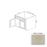 VSB30 Wood White Shaker Vanity Drawer Base White Shaker 1