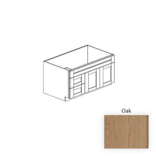 Sterfic SKU - VSB3621DR-ON. Oak. 36" x 34.5" Bathroom Vanity