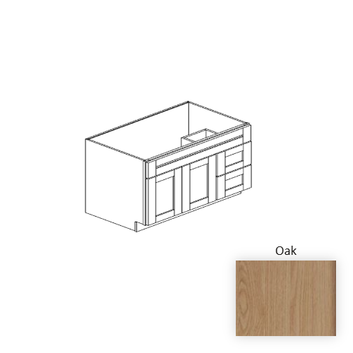 Sterfic SKU - VSB3621DR-ON. Oak. 36" x 34.5" Bathroom Vanity