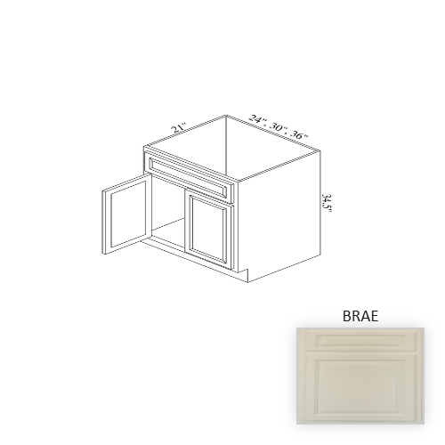 VSB36 Wood Brae Vanity Cabinet Brae 1
