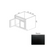 VSB36 Wood Raven Vanity Drawer Base Raven 1