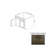 VSB36 Wood Storm Gray Shaker Vanity Cabinet Storm Gray Shaker 1