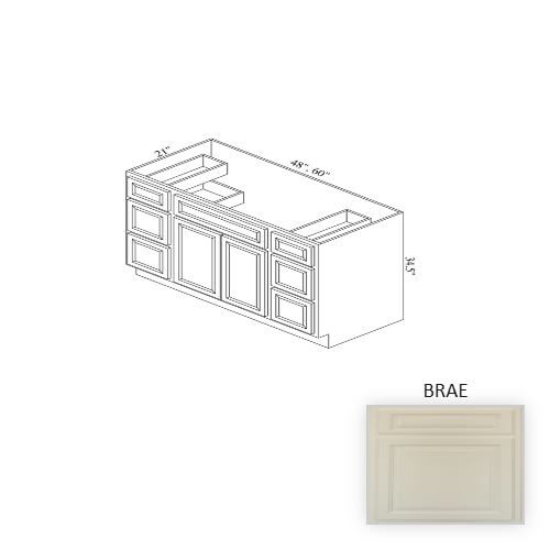 VSB48D Wood Brae Vanity Cabinet Brae 1