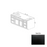 VSB48D Wood Raven Vanity Cabinet Raven 1