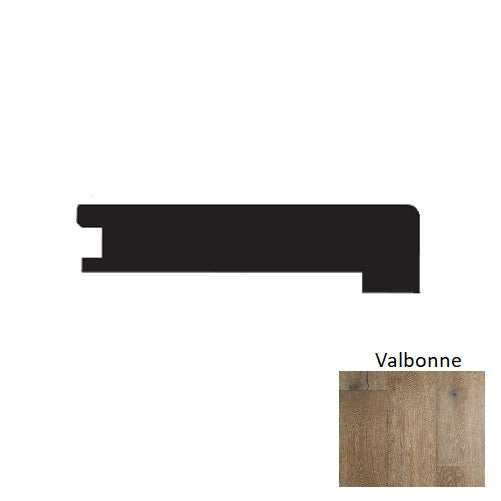 Mediterranean Wood Valbonne Square Flush Stair Nose Wire Brushed 1