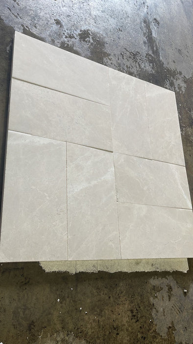 Ivory Beige Marble Sandblasted Paver