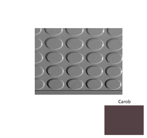 Rubber Carob 690 Stair Tread Textured 1