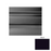 Black Raised Circles Rubber Stair Tread with Riser 1