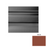 Brick Raised Circles Rubber Stair Tread with Riser 1