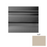 Buff Raised Circles Rubber Stair Tread with Riser 1
