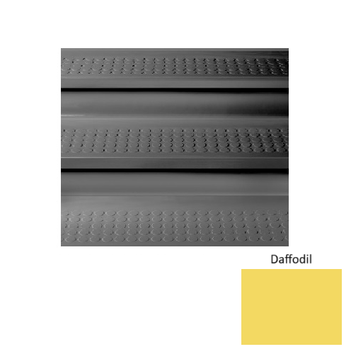Daffodil Raised Circles Rubber Stair Tread with Riser 1
