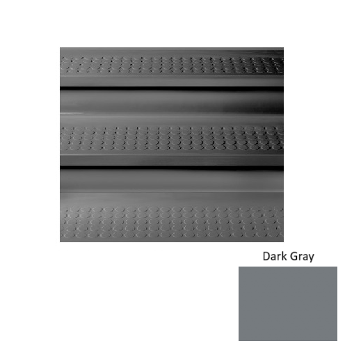 Rubber Dark Gray 150 Stair Tread Textured 1
