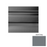 Dark Gray Raised Circles Rubber Stair Tread with Riser 1