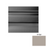 Greige Raised Circles Rubber Stair Tread with Riser 1