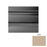Latte Raised Circles Rubber Stair Tread with Riser 1