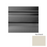 Parchment Raised Circles Rubber Stair Tread with Riser 1