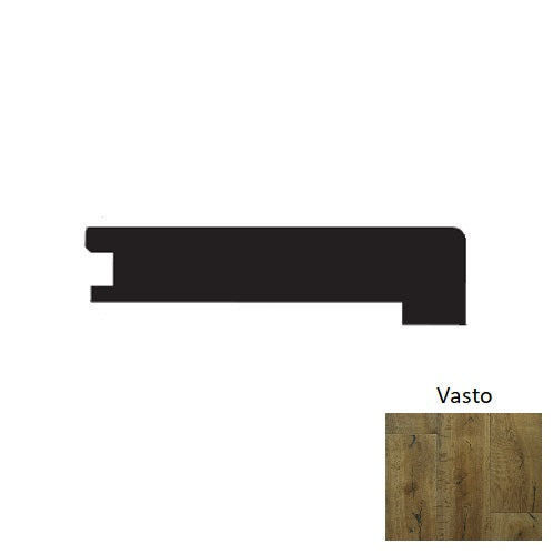 Mediterranean Wood Vasto Square Flush Stair Nose Wire Brushed 1
