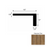 VersaCore PureEdge Havana Tan Luxury Vinyl Moulding / Trim - 4.5" x 94.5" Flush Square Stair Nose