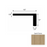 VersaCore PureEdge Sand Dune Luxury Vinyl Moulding / Trim - 4.5" x 94.5" Flush Square Stair Nose