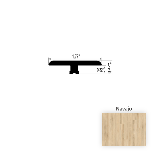 VersaCore PureEdge Navajo Luxury Vinyl Moulding / Trim - 1.7" x 94.5" Flat T Molding