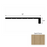 VersaCore PureEdge Sand Dune Luxury Vinyl Moulding / Trim - 12" x 48" Square Stair Tread