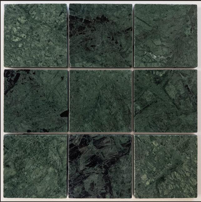 Verde Laguna Marble Tile - Tumbled
