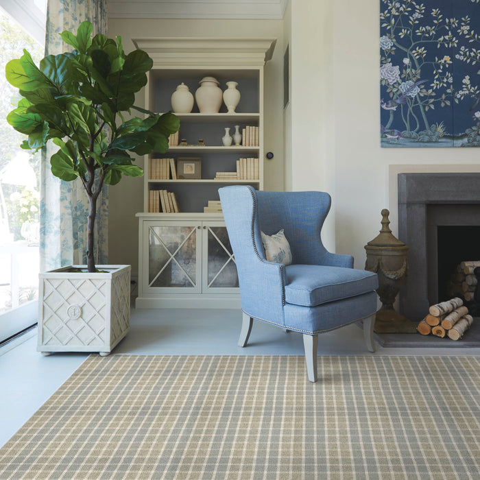 Vineyard Plaid Wool Sky 10221 Carpet Textured 2