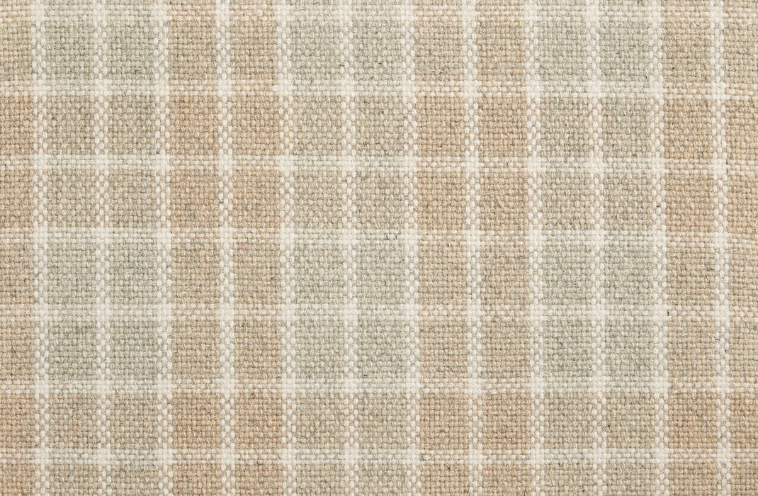 Vineyard Plaid Wool Stone 10223 Carpet Textured 1