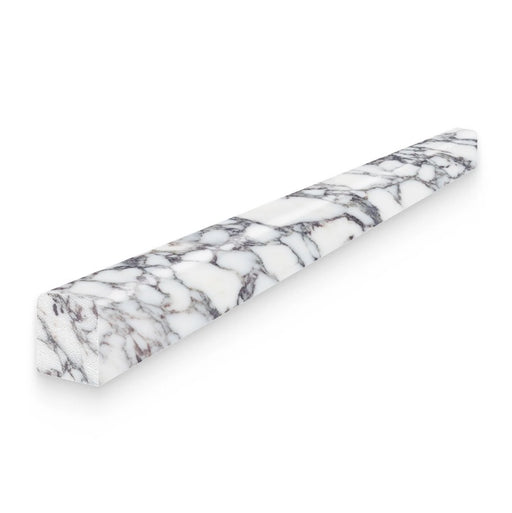 Full Liner Sample - Calacatta Viola Marble Pencil - 0.5" x 12" x 3/8" Honed